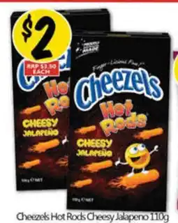 NQR Cheezels Hot Rods Cheesy Jalapeno offer