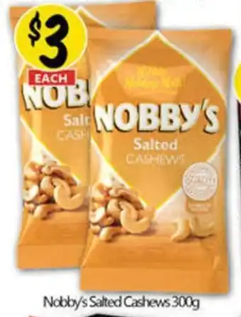 NQR Nobby's Salted Cashews offer