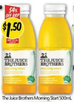 NQR The Juice Brothers Moming Start offer