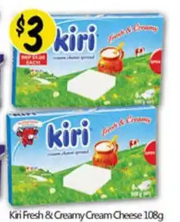 NQR Kiri Fresh & Creamy Cream Cheese offer