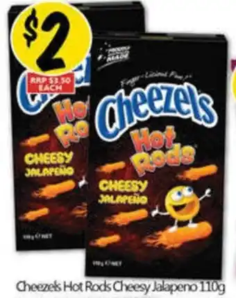 NQR Cheezels Hot Rods Cheesy Jalapeno offer