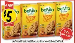 NQR BelVita Breakfast Biscuits Honey & Nut offer