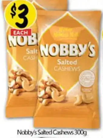 NQR Nobby's Salted Cashews offer