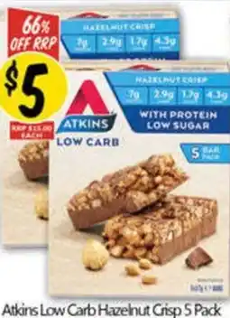 NQR Atkins Low Carb Hazelnut Crisp offer