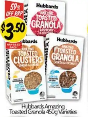 NQR Hubbards Amazing Toasted Granola offer