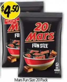 NQR Mars Fun Size offer