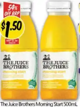 NQR The Juice Brothers Moming Start offer