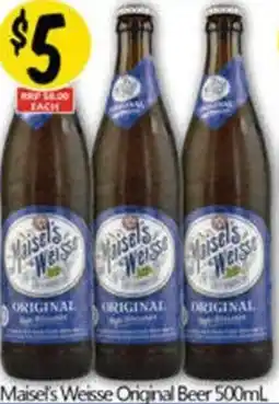 NQR Maisel's Weisse Original Beer offer