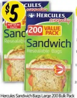 NQR Hercules Sandwich Bags Large offer