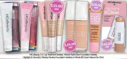 NQR MCoBeauty. 2 in 1 Lip Treatment Varieties, Mirade Hydra Glow Foundation Varieties, offer