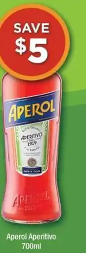 Bottler Aperol Aperitivo offer