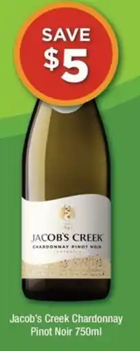 Bottler Jacob's Creek Chardonnay Pinot Noir offer