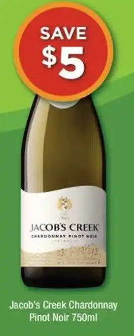 Bottler Jacob's Creek Chardonnay Pinot Noir offer