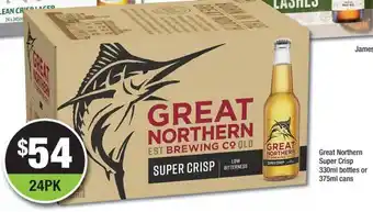 Bottler Great Northern Super Crisp offer