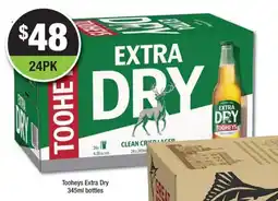 Bottler Tooheys Extra Dry offer