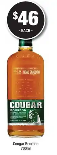 Bottler Cougar Bourbon offer