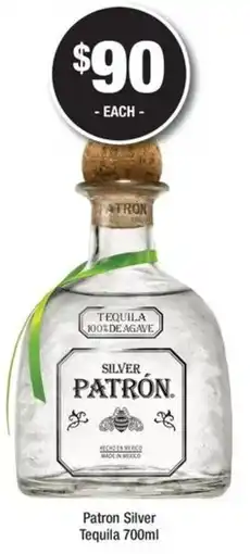 Bottler Patron Silver Tequila offer