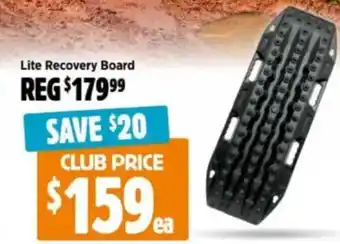 Anaconda Lite Recovery Board offer