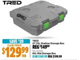 Anaconda TRED GT 25L Shallow Storage Box offer