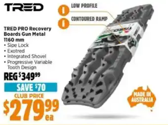 Anaconda TRED PRO Recovery Boards Gun Metal offer