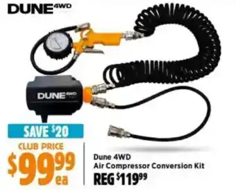 Anaconda Dune 4WD Air Compressor Conversion Kit offer