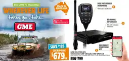 Anaconda GME XRS-370C4PG XRS Connect UHF CB Radio 4WD GPS Pack offer