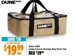 Anaconda Dune 4WD Large Canvas Storage Bag Clear Top offer