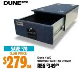 Anaconda DUNE 4WD Fixed Top Drawer offer