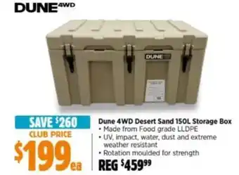 Anaconda Dune 4WD Desert Sand Storage Box offer