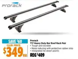 Anaconda Prorack T17 Heavy Duty Bar Roof Rack Pair offer