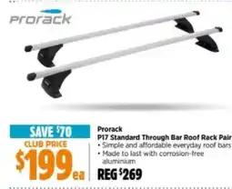 Anaconda Prorack P17 Standard Through Bar Roof Rack Pair offer