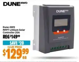 Anaconda DUNE 4WD MPPT Lithium Solar Controller offer