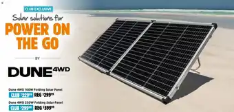 Anaconda Dune 4WD  Folding Solar Panel offer