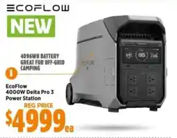 Anaconda ECOFLOW 4000W Delta Pro 3 Power Station offer