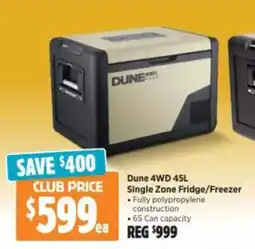 Anaconda Dune 4WD Single Zone Fridge/Freezer offer