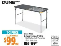 Anaconda DUNE 4WD Deluxe Compact Table offer