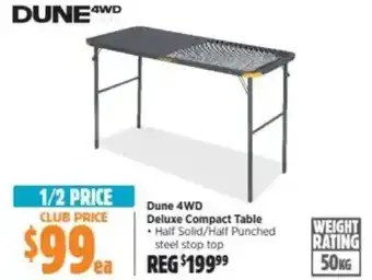 Anaconda DUNE 4WD Deluxe Compact Table offer