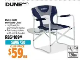 Anaconda Dune 4WD Directors Chair offer