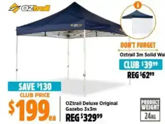 Anaconda OZtrail Deluxe Original Gazebo offer