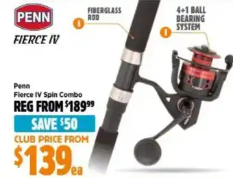 Anaconda PENN Fierce IV Spin Combo offer