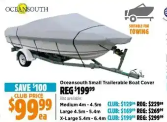 Anaconda Oceansouth Small Trailerable Boat Cover offer