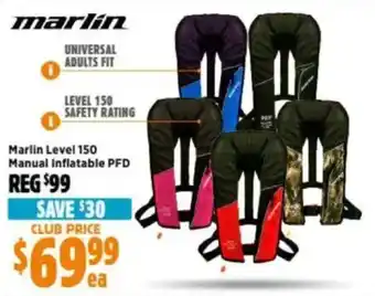 Anaconda Marlin Level 150 Manual Inflatable PFD offer