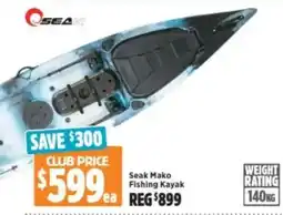 Anaconda Seak Mako Fishing Kayak offer