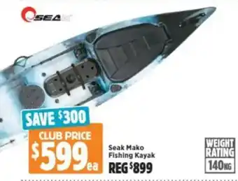 Anaconda Seak Mako Fishing Kayak offer