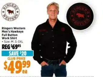 Anaconda Ringers Western Men's Hawkeye offer