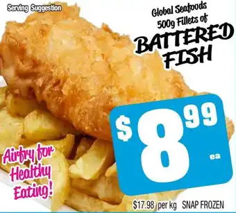 Farmer Jack's BATTERED FISH offer