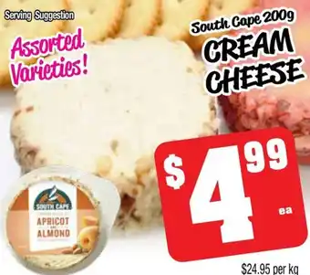 Farmer Jack's CREAM CHEESE offer