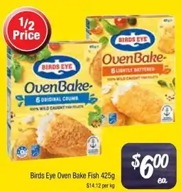 Farmer Jack's Birds Eye Oven Bake Fish offer