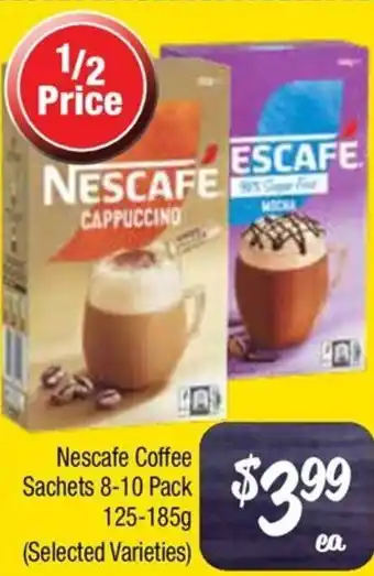 Farmer Jack's Nescafe Coffee Sachets offer