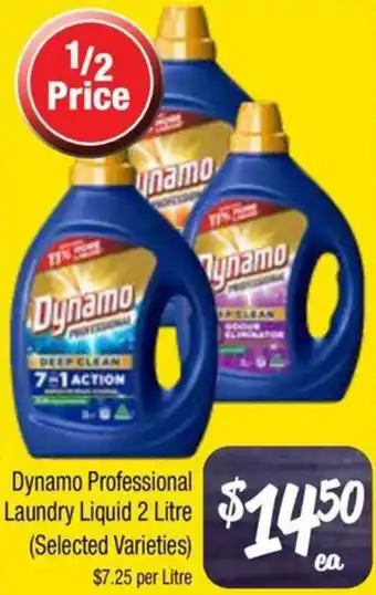 Farmer Jack's Dynamo Professional Laundry Liquid offer